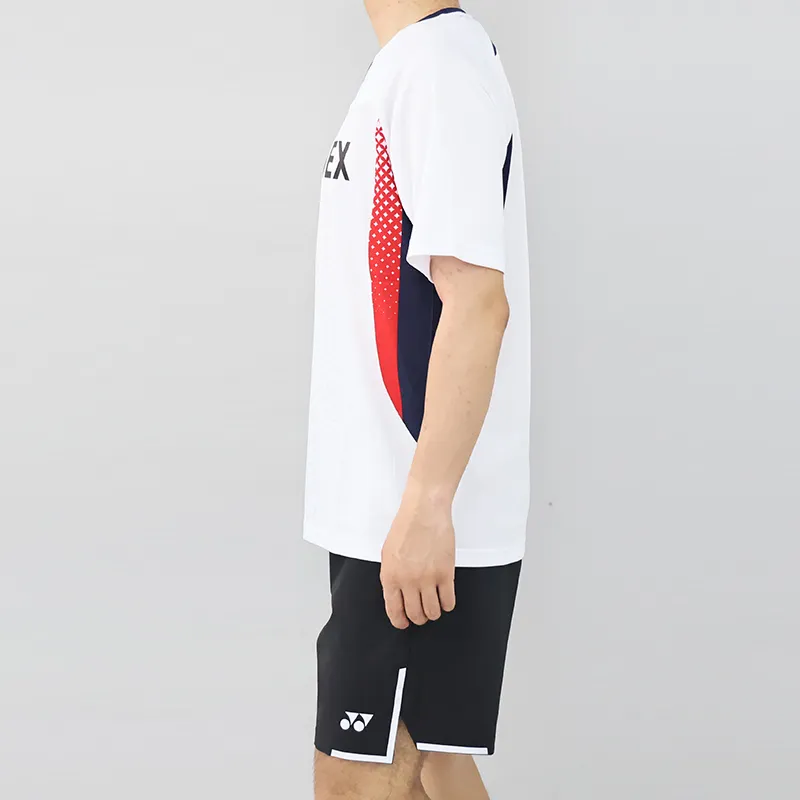 YONEX Training Series Badminton Jersey Men's White-3
