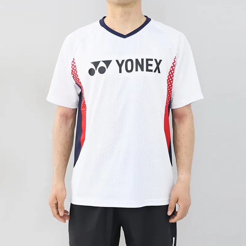 YONEX Training Series Badminton Jersey Men's White-2