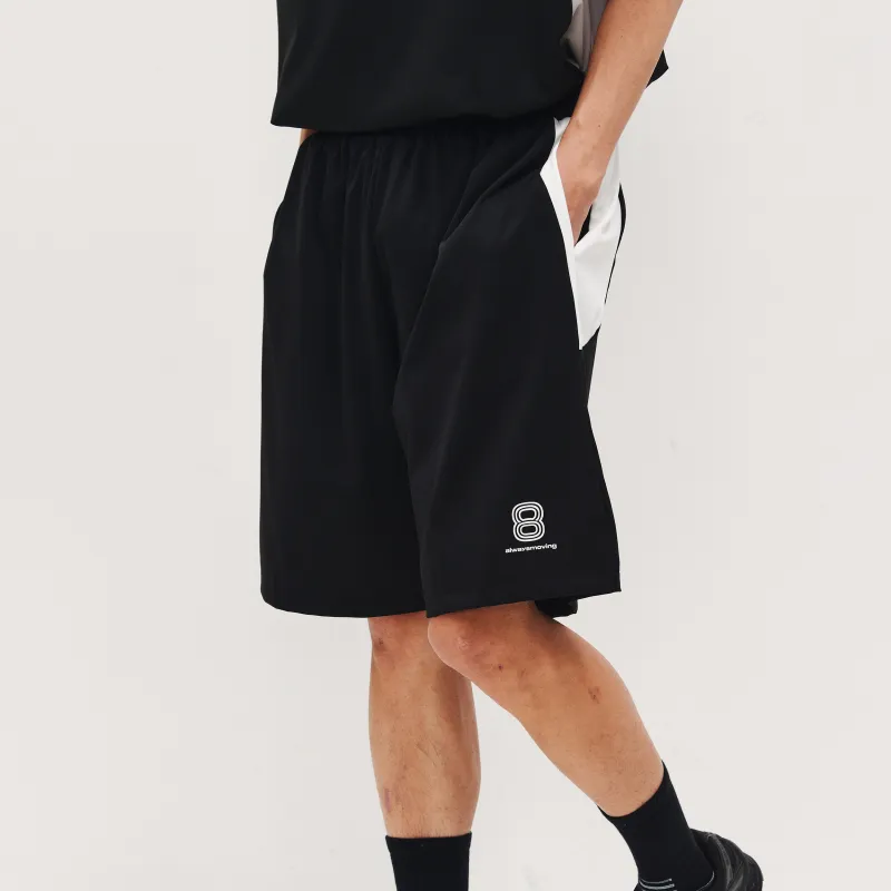 FPA ALWAYS MOVING Series Casual Shorts Unisex Black White-3