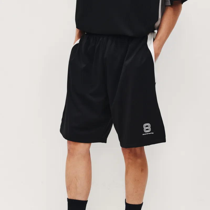 FPA ALWAYS MOVING Series Casual Shorts Unisex Black White-4