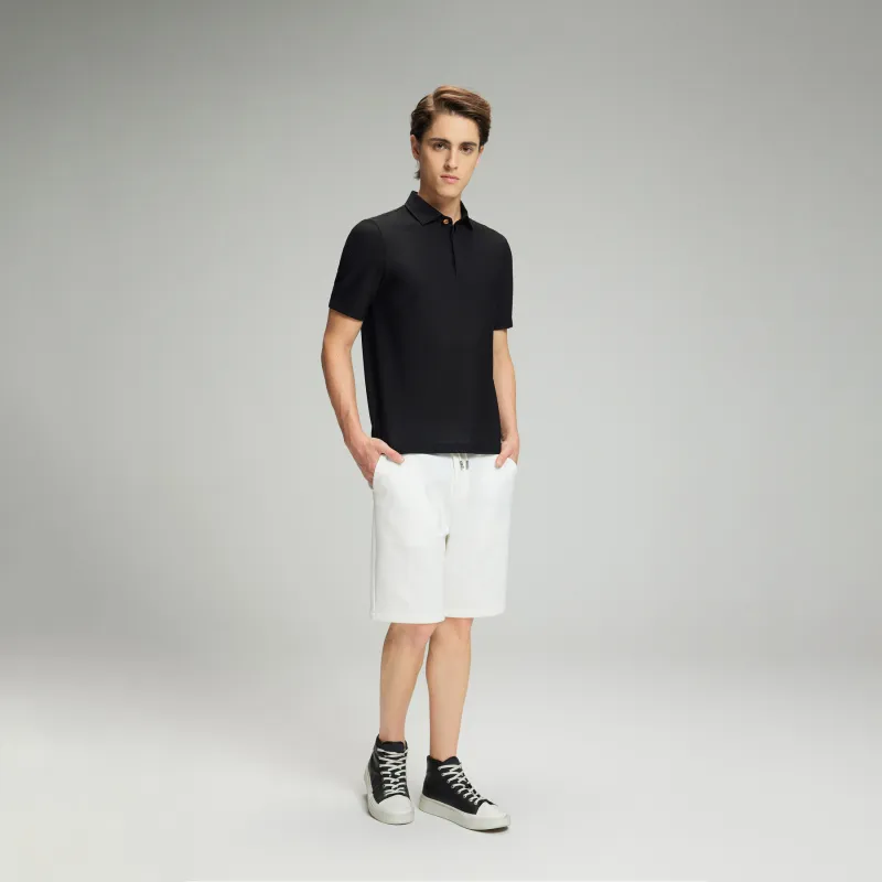 MANGANO Polo Shirts Men Black-5