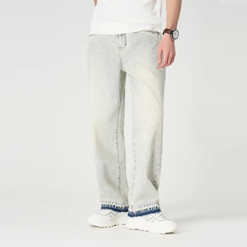 MANGANO Jeans Men's Denim Blue Includes Brand Shopping Bag-4
