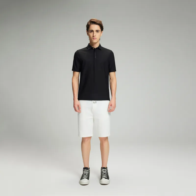 MANGANO Polo Shirts Men Black-10