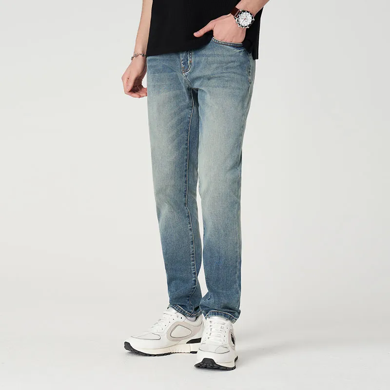 MANGANO Jeans Men's Denim Blue Includes Brand Shopping Bag-4