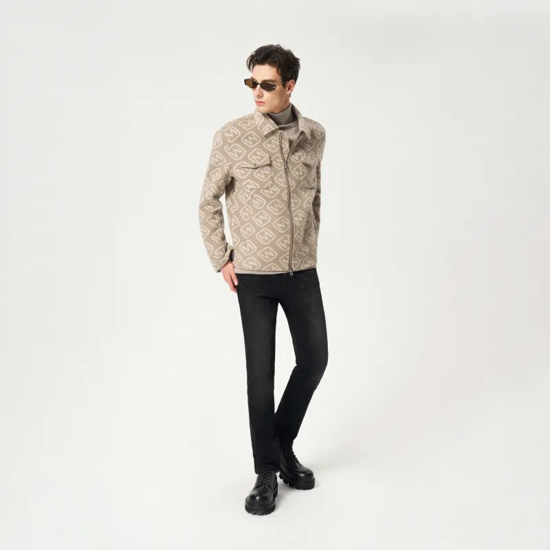 MANGANO Jackets Coats Men's Pattern/Bronzed-7