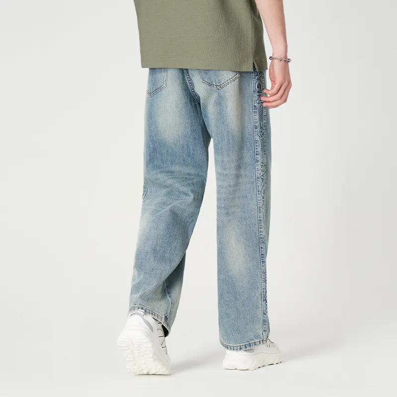 MANGANO Jeans Men's Denim Blue Includes Brand Shopping Bag-6
