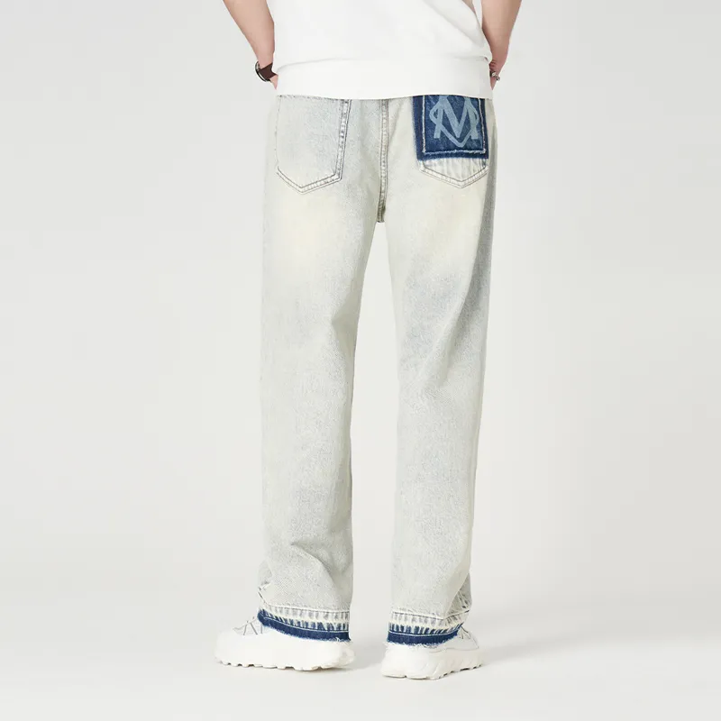 MANGANO Jeans Men's Denim Blue Includes Brand Shopping Bag-5