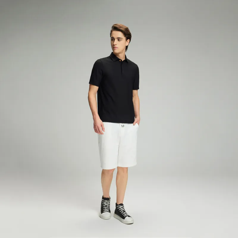 MANGANO Polo Shirts Men Black-8