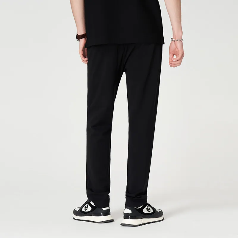 MANGANO Casual Pants Men's Black Comes With Brand Shopping Bag-5