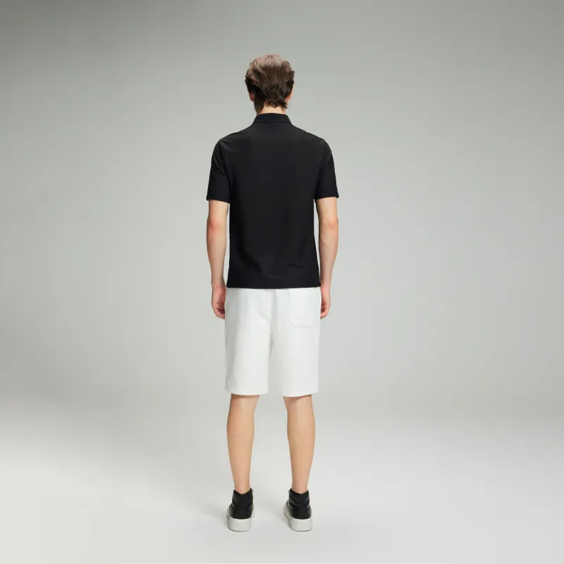 MANGANO Polo Shirts Men Black-4