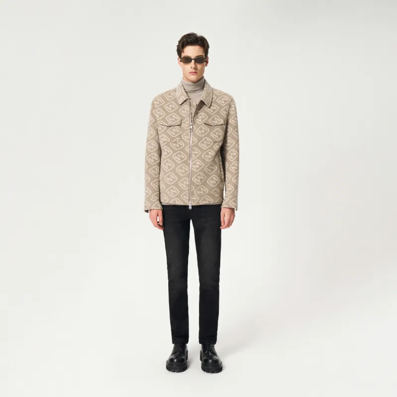 MANGANO Jackets Coats Men's Pattern/Bronzed-3