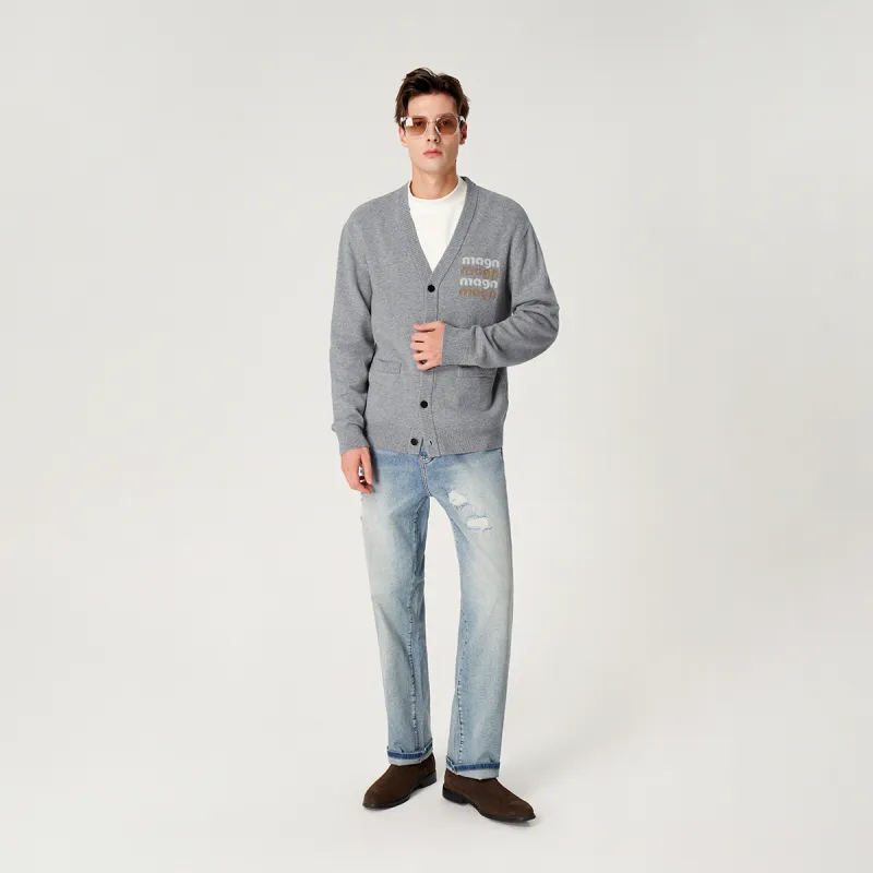 MANGANO FW24 Sweater Men's Light Gray-7
