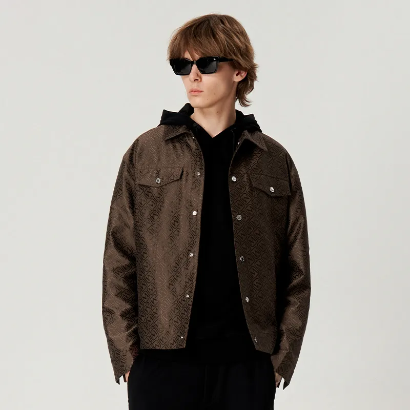 MANGANO FW24 Jackets Coats Men's Coffee-6