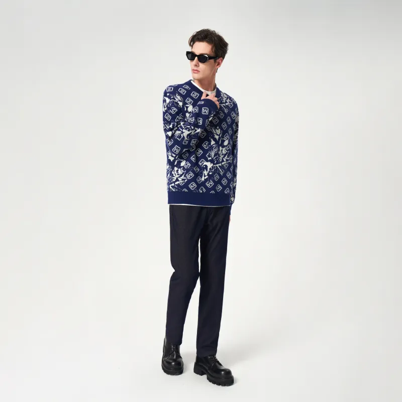 MANGANO Jeans Men Navy Blue 81-5