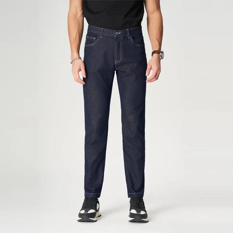 MANGANO Jeans Men Denim Blue Includes Brand Shopping Bag-3