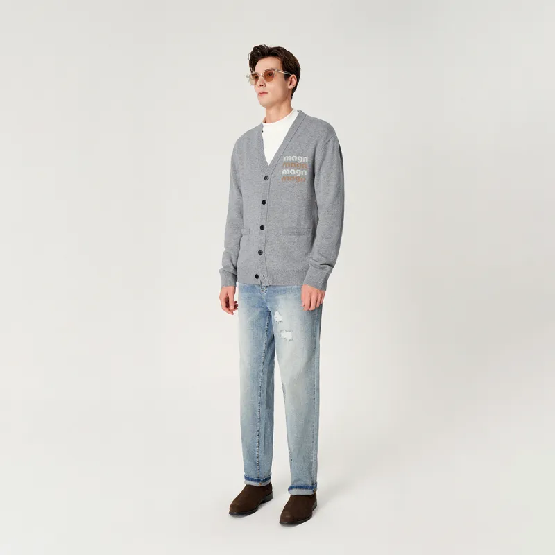 MANGANO FW24 Sweater Men's Light Gray-4