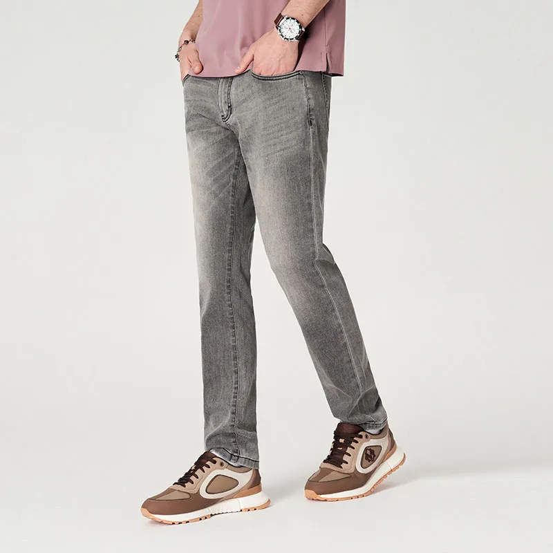 MANGANO Jeans Men's Gray Includes Brand Shopping Bag-5