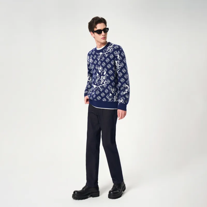 MANGANO Jeans Men Navy Blue 81-4