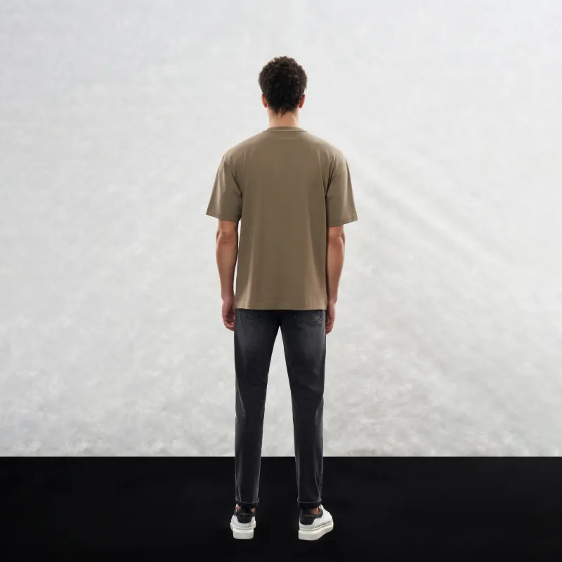 MANGANO Bear Series T Shirt Men's Gray Green-4