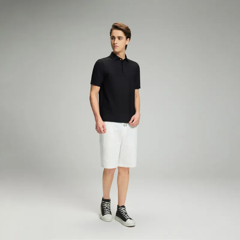 MANGANO Polo Shirts Men Black-7