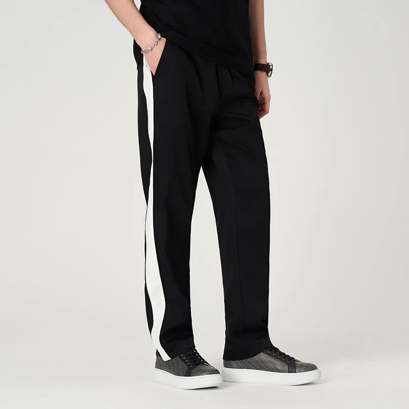 MANGANO Casual Pants Men's Black Comes With Brand Shopping Bag-4