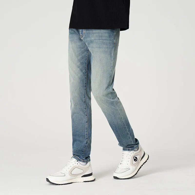 MANGANO Jeans Men's Denim Blue Includes Brand Shopping Bag-5