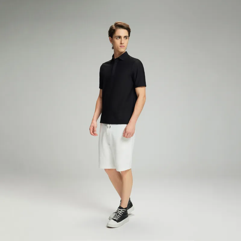 MANGANO Polo Shirts Men Black-6