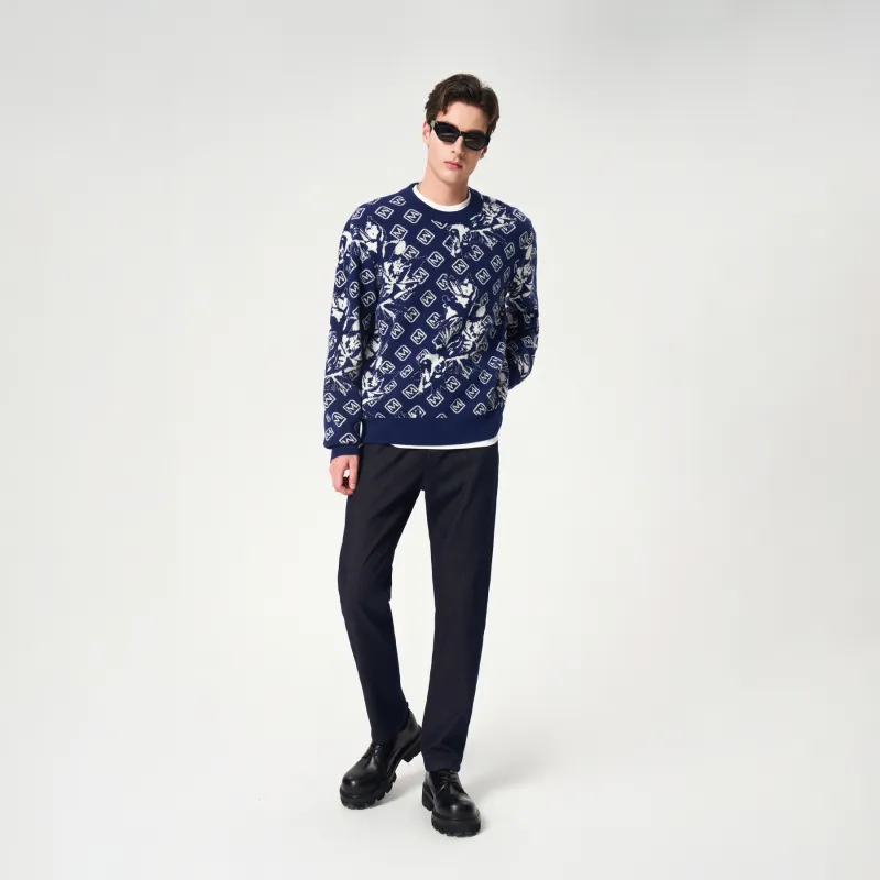 MANGANO Jeans Men Navy Blue 81-3