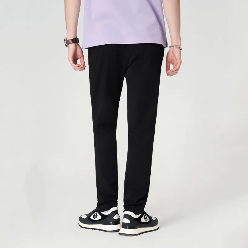 MANGANO Casual Pants Men's Black Comes With Brand Shopping Bag-5
