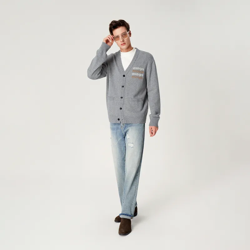 MANGANO FW24 Sweater Men's Light Gray-5