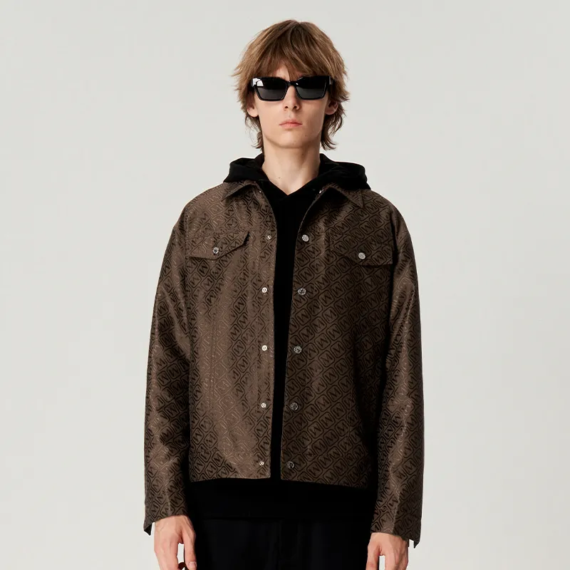 MANGANO FW24 Jackets Coats Men's Coffee-3
