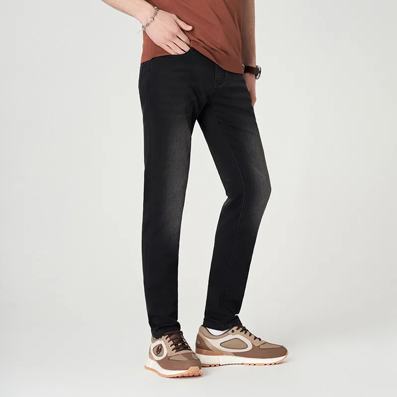 MANGANO Jeans Men's Black Gray Color Includes Brand Shopping Bag-5