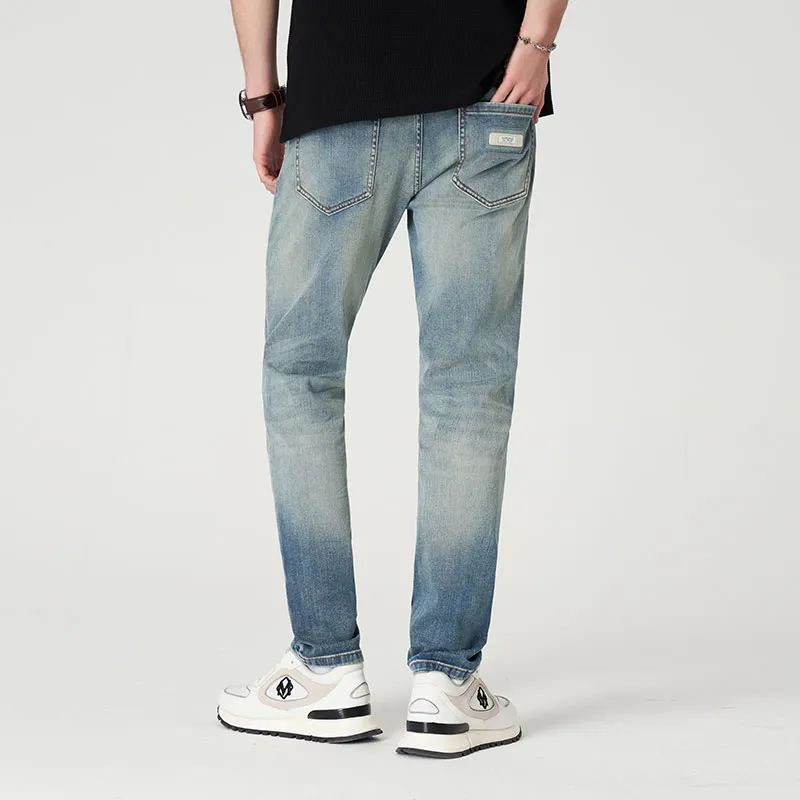 MANGANO Jeans Men's Denim Blue Includes Brand Shopping Bag-6