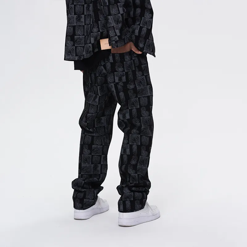 UNTILWERICH Jeans Unisex Dark Gray-3