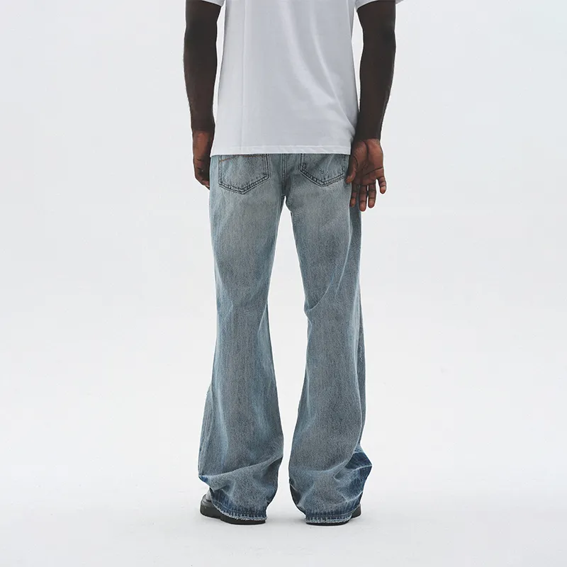 UNTILWERICH Jeans Unisex Light Blue-5