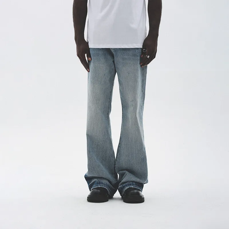 UNTILWERICH Jeans Unisex Light Blue-4