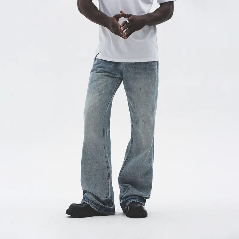 UNTILWERICH Jeans Unisex Light Blue-2