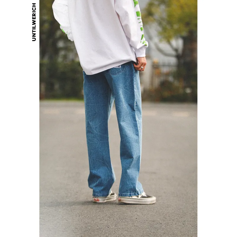 UNTILWERICH Jeans Men Light Blue-4