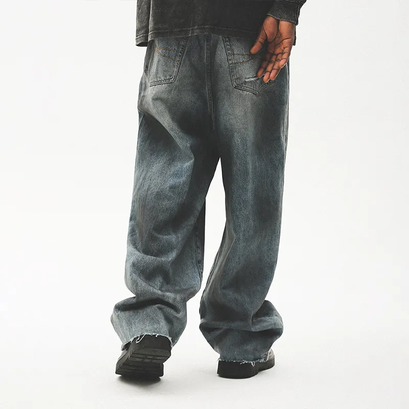 UNTILWERICH Jeans Unisex Dirty Blue-3
