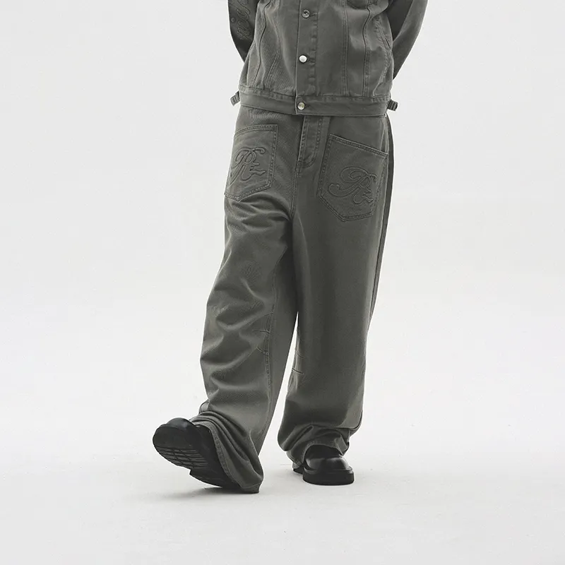 UNTILWERICH Casual Jeans Unisex-3