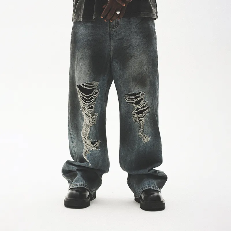 UNTILWERICH Jeans Unisex Dirty Blue-5