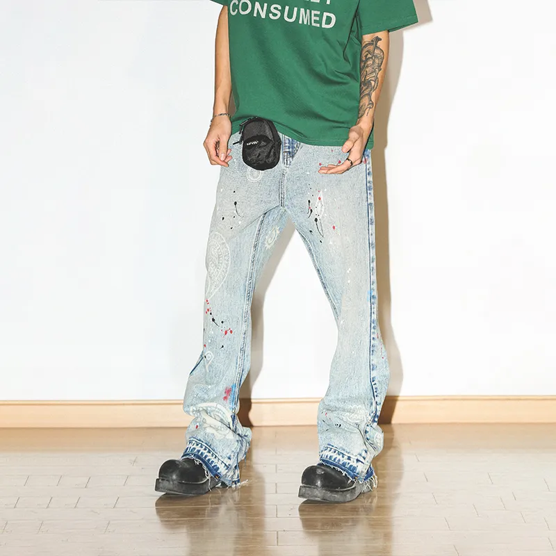 UNTILWERICH Jeans Unisex Light Blue-2