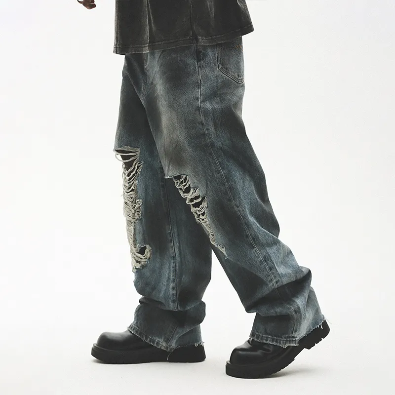 UNTILWERICH Jeans Unisex Dirty Blue-4
