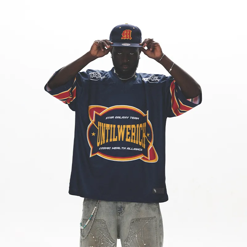 UNTILWERICH T Shirt Unisex Navy Blue-3