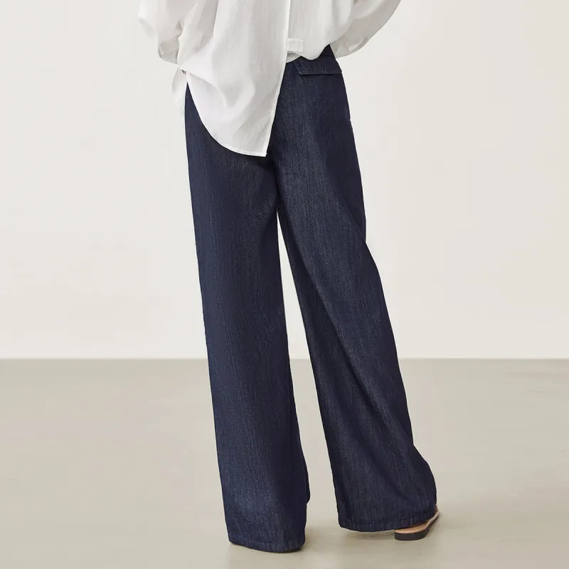 DIALOGUE Jeans Women's Navy Blue-4