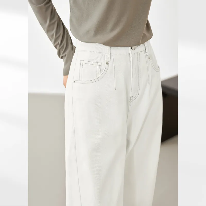 DIALOGUE Jeans Women's White-2