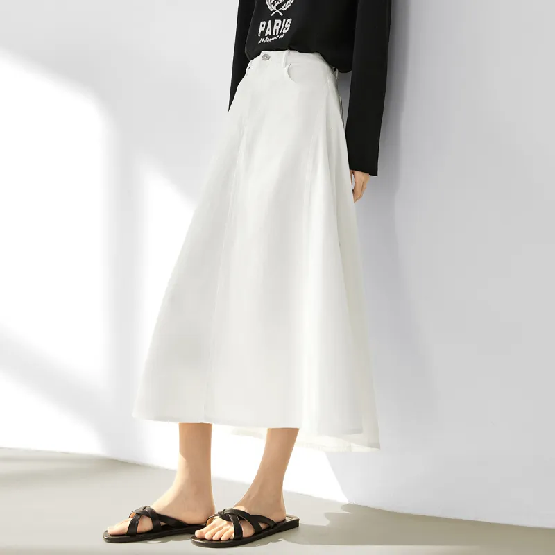 DIALOGUE Denim Long Skirts Women's-7