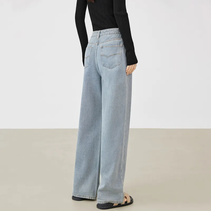DIALOGUE Jeans Women's Denim Light Blue-3