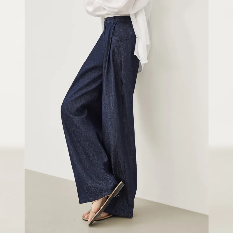 DIALOGUE Jeans Women's Navy Blue-2