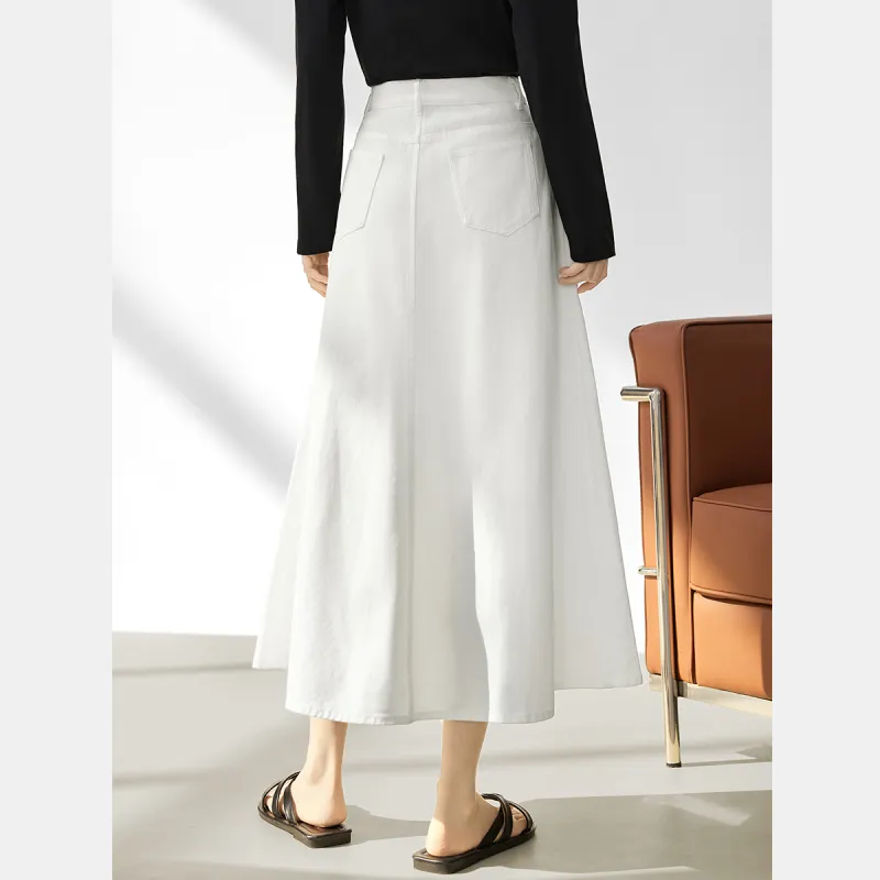 DIALOGUE Denim Long Skirts Women's-9